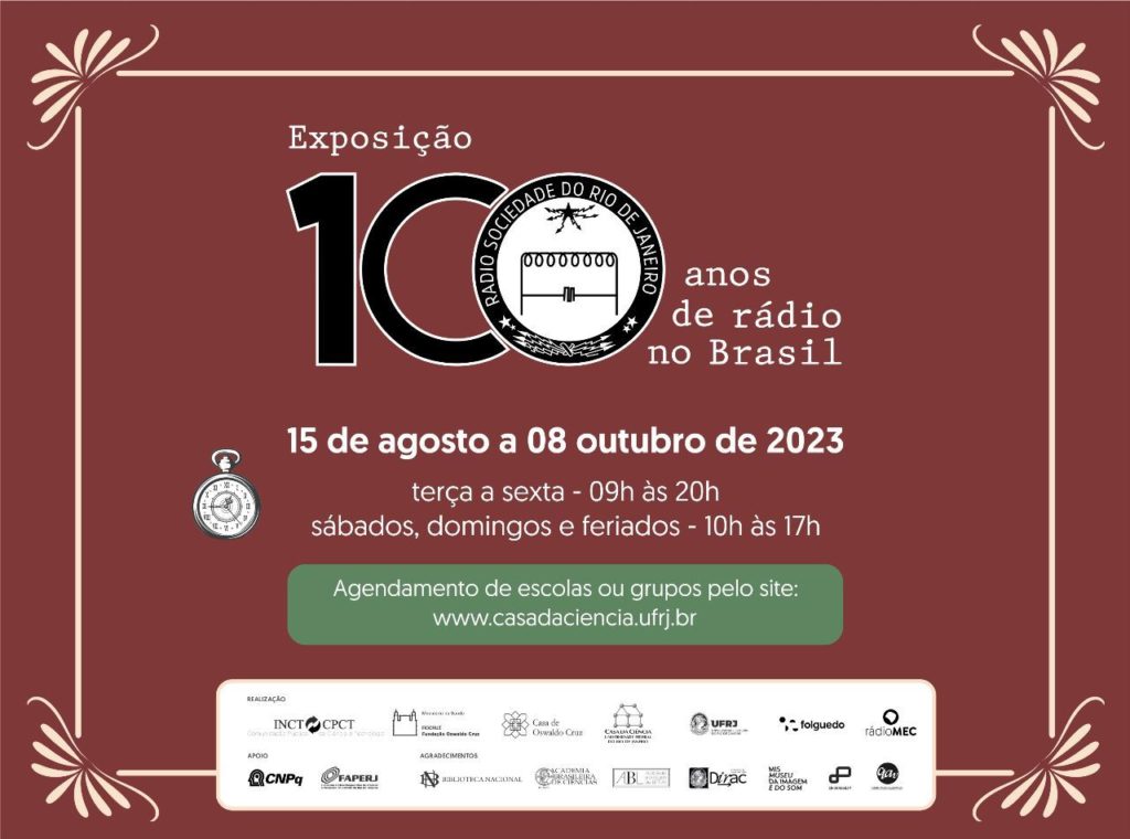Exposição os 100 anos de Rádio no Brasil